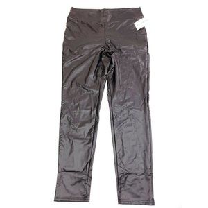 NWT Eye Candy Women Black Faux Leather Pants 3X Pl